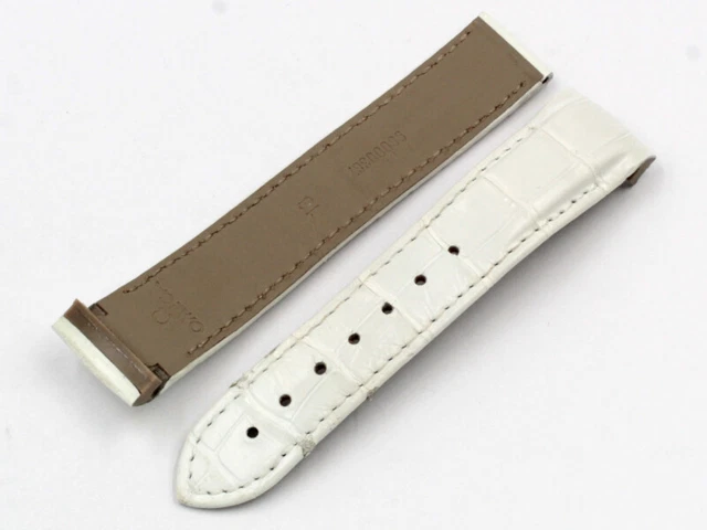 Sangle Bracelet En VRAI Cuir De Crocodile Violet 18mm - Fabriquée à La Main En Italie