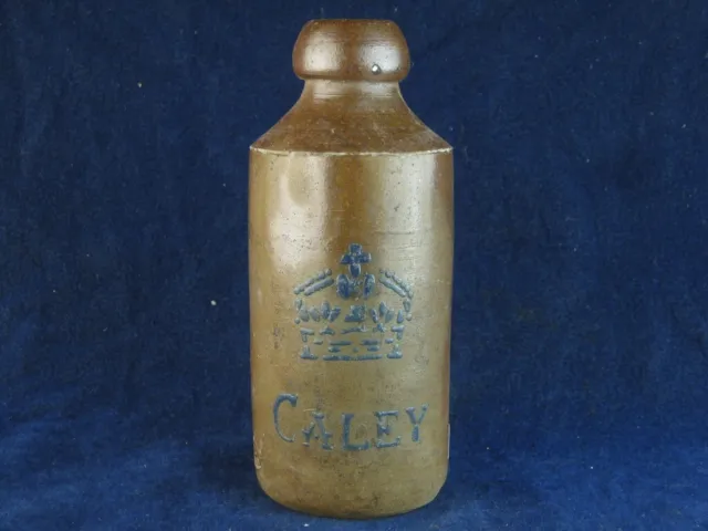23237 Old Vintage Antique Printed Ginger Beer Bottle Caley Norwich