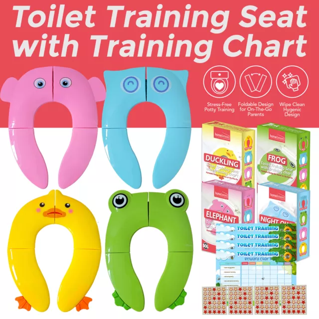 Baby Toilet Training Seat Potty Kids Toddler Child Portable Travel Folding Cover