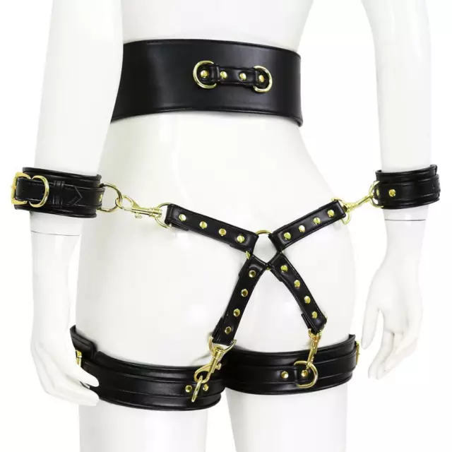 menottes poignets ceinture cuisse chaine bondage bdsm sm soumission esclave