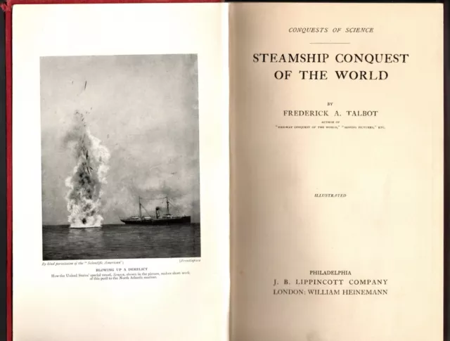 Paquebot - Steamship Conquest Of The World - Frederick A. Talbot - 1912