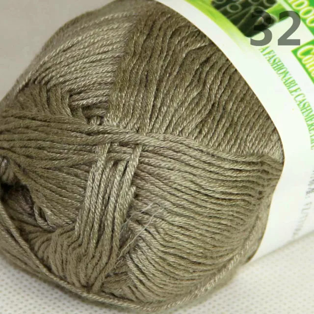 Sale Lot 6SkeinsX50g Soft Bamboo Cotton Baby Wrap Hand Knitting Crochet Yarn  932