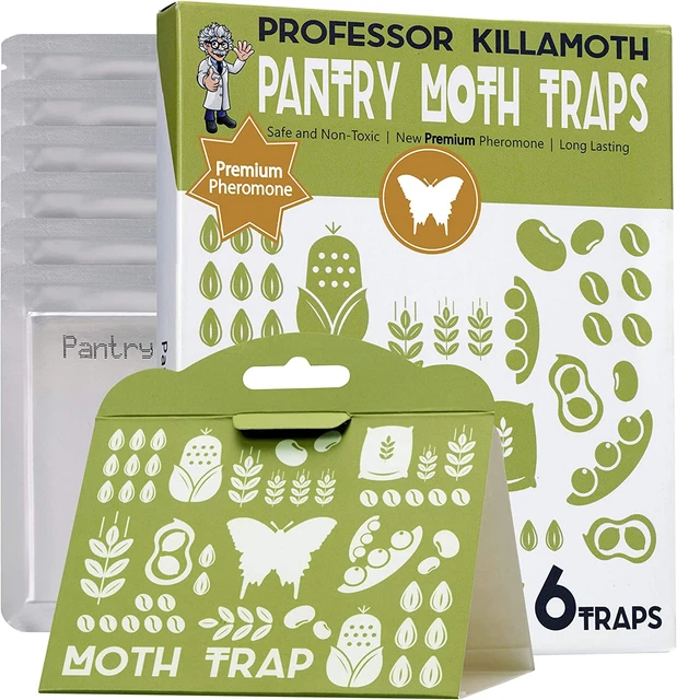 Pantry Moth Traps 6 Pack | Child and Pet Safe | No Insecticides | Premium Attrac