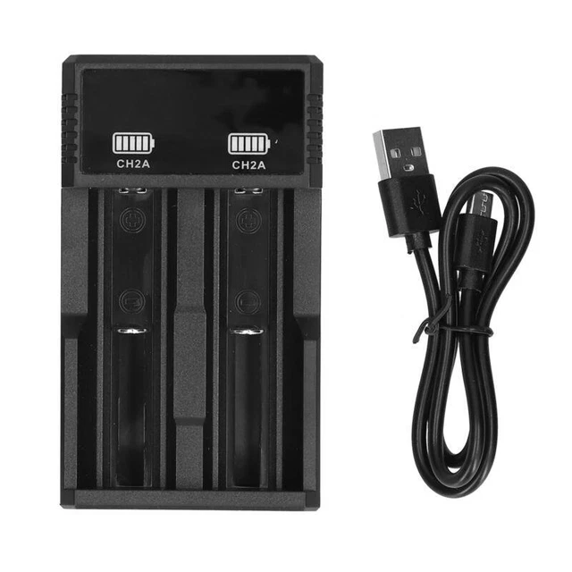 Universal Battery Charging Base with Indicator Light for 18500 - Fast Charge