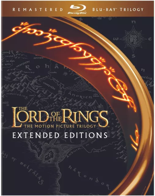 The Lord of the Rings Trilogy Extended Editions Blu-ray Elijah Wood NEW