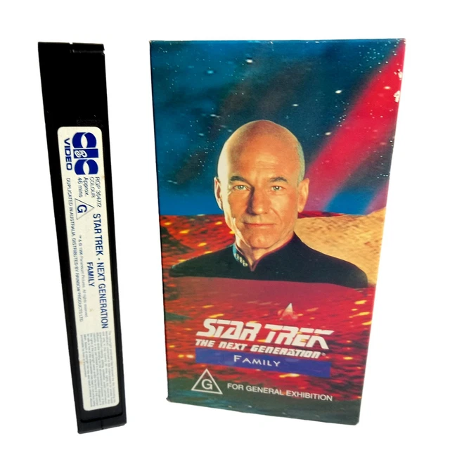 STAR TREK THE NEXT GENERATION "FAMILY" VHS TAPE 1996 Episode 78 6.
