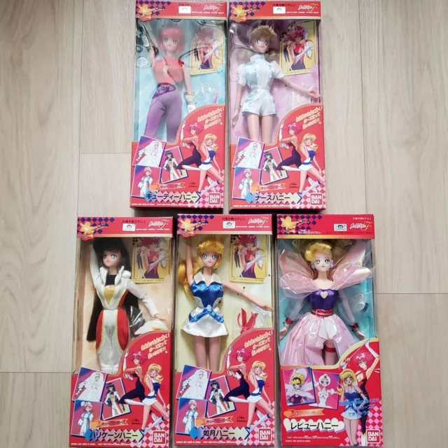 Cutie Honey F Cutie Pose Doll Set of 5 Figure Kisaragi Nurse Bandai 1997 Japan