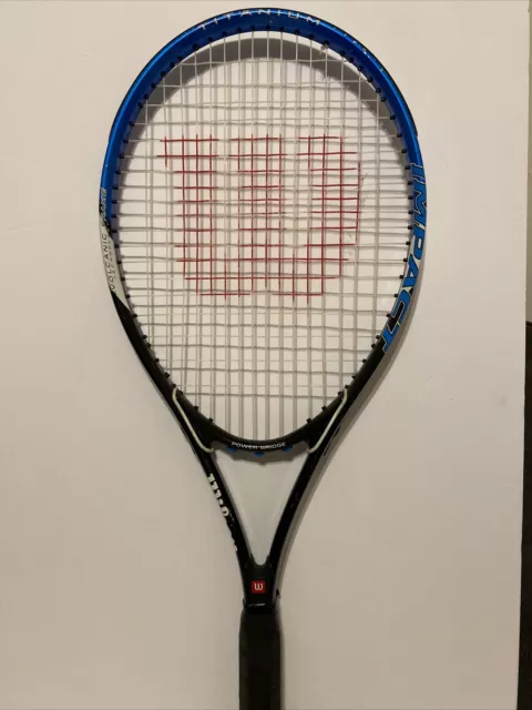 Wilson Tie Breaker 110 Tennis Racquet 4 1/2 Grip Power Bridge Titanium for  sale online