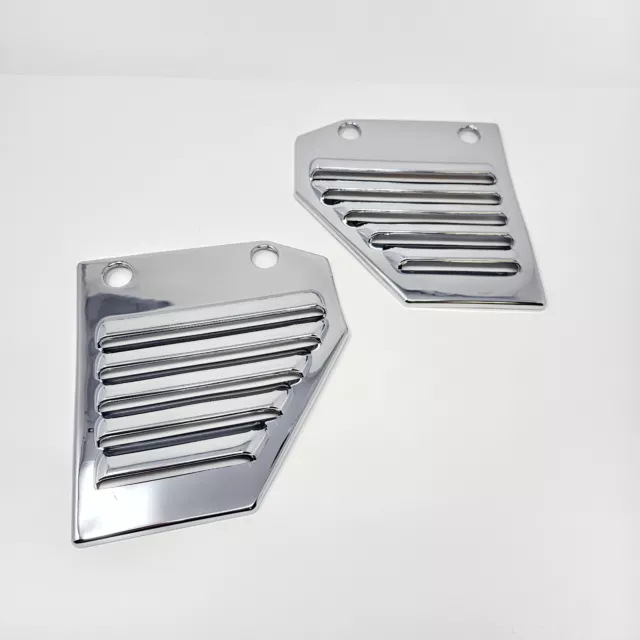 2PCS For 2003-2009 HUMMER H2 SUV SUT Chrome Fender Vent Trim Side Cover Pair