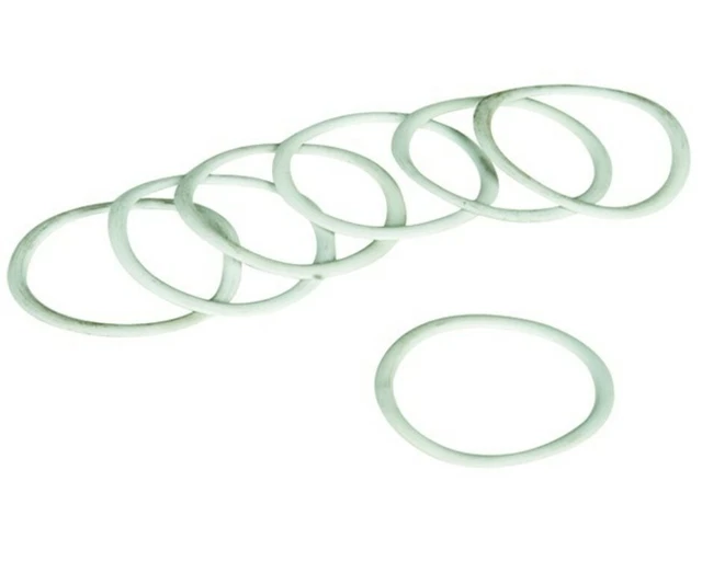 100 Guarnizioni Piane 1 Pollice - In Cartone Per Radiatori In Alluminio - 41x33x0,5 Mm - Foto 6