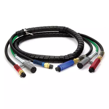 Velvac 145112 Air Brake Hose And Cable Assembly   12', 3 In 1 Wrapped Assembly