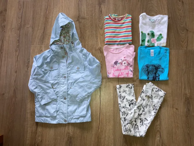 Girls Top, Jeans, Jacket Clothes Winter Clothes Bundle - Next, H & M - 5-6 years