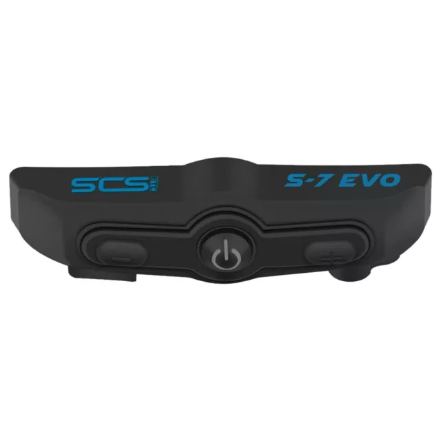 Interfono Moto Bluetooth Per Casco Scs S7 Evo Singolo Interphone Auricolare