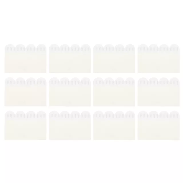 Tiras colgantes de imagen, paquete de 48 cintas adhesivas de doble cara, blancas