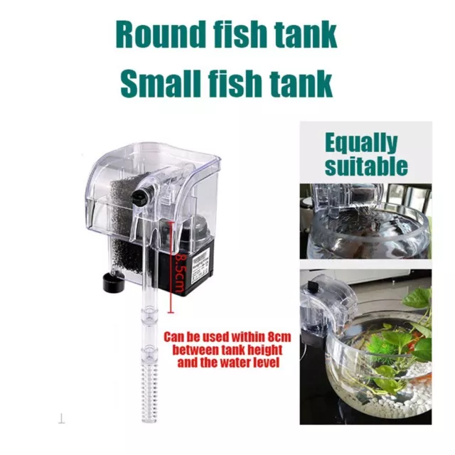 Plastic Oxygen Pump Water Filter 110V Water Pump  Fish Tank