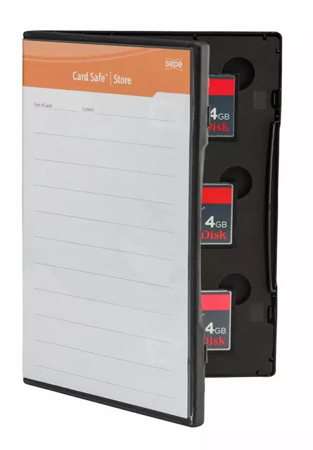 Box/Custodia/Astuccio Porta Schede Gepe Card Safe Store (x6 CF Compact Flash)