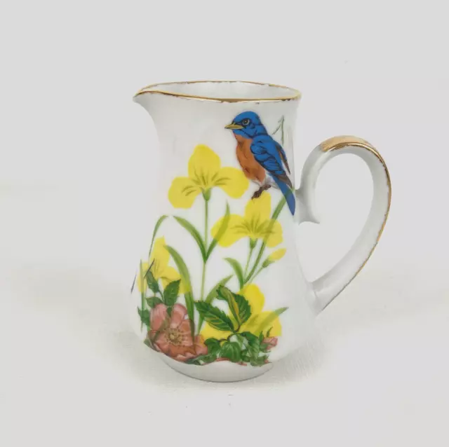 Vintage Jardin Melanie Creamer Song Birds With Wild Flowers~Japan