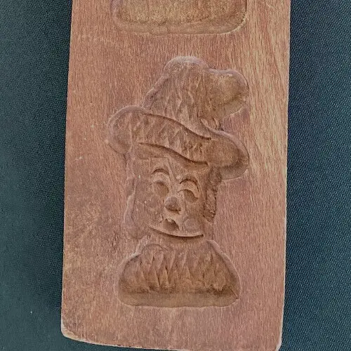 Primitive Wooden Mold Candy Maple Butter 15" Eagle Windmill Clown Penguin Cookie