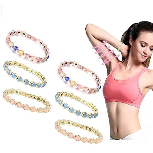 Brazalete de terapia magnética para aliviar la ansiedad pulsera magnética drenaje linfático