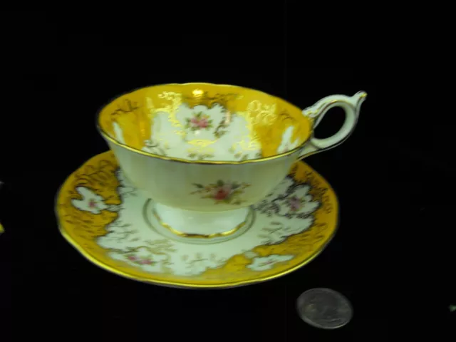 Stunning  Coalport Batwing Cabinet  Tea Cup And Saucer Mappin &  Webb