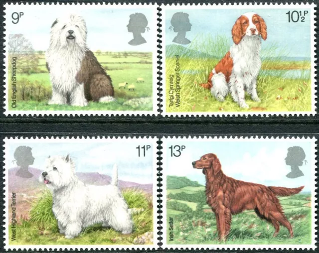 Great Britain 1979 Dogs    SG.1075/1078  Mint (MNH)