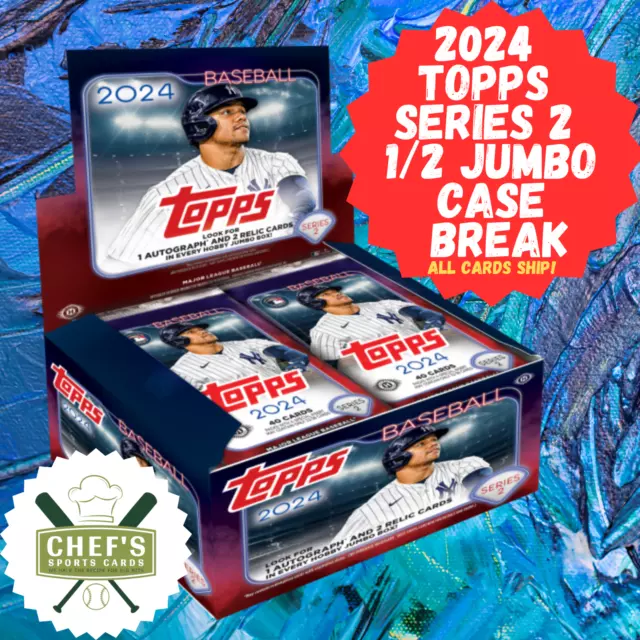 CHICAGO WHITE SOX 2024 Topps Series 2 1/2 Jumbo Case (3 Box) Break