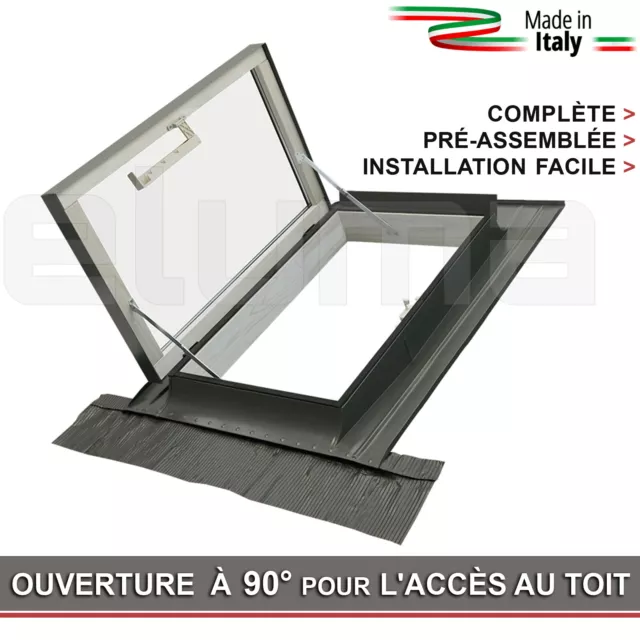 Fenêtre pour toit (+ Raccord) Ligne CLASSIC LIBRO 45x55, Lucarne Certifié CE