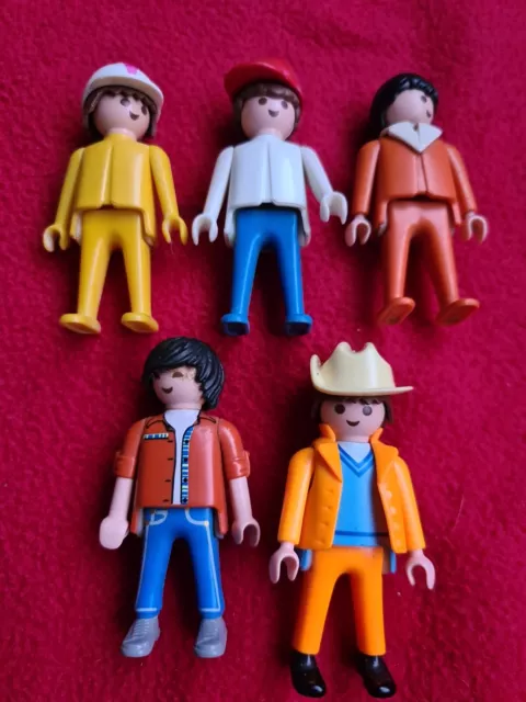 V/ Playmobil Figurine Personnage LOT DE 5 urbains ville