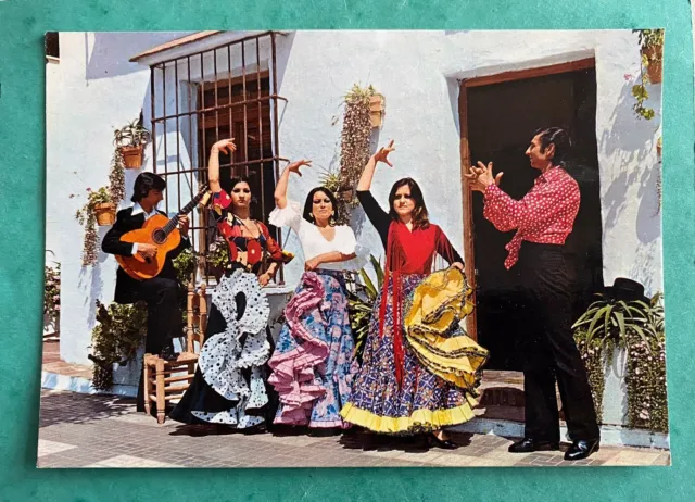 CPM ESPAGNE - Groupe de Danseurs Flamenco