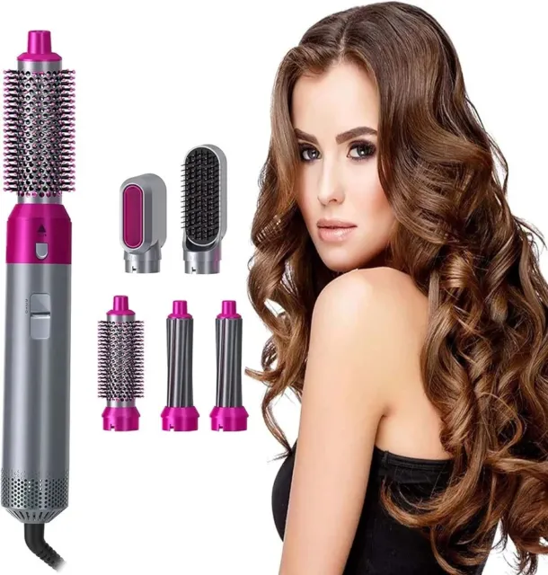 5 In 1 Hair Hot Air Styler Curling Iron Blow dry Dyson Airwrap Style