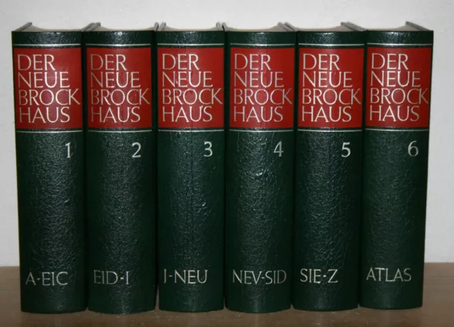 Der Neue Brockhaus. Lexikon und Wörterbuch in fünf (5) Bänden mit Atlas 5.Aufl.