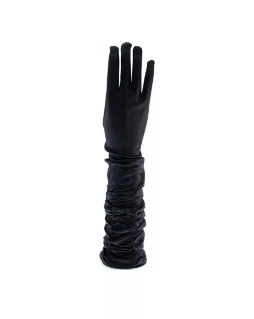 Zac's Alter Ego® Long Ruched Satin Gloves Fancy Dress Formal