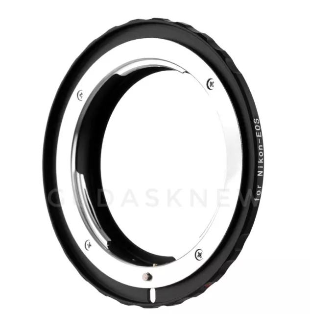 Professional Nikon F to Canon EOS EF / EF-S Lens Mount Adapter Ring. Adaptor.