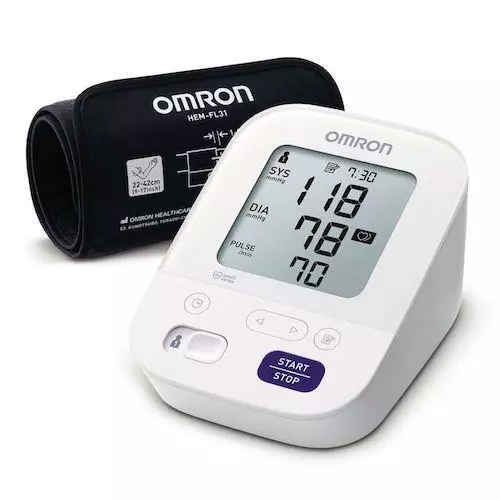 Omron M3 Comfort Automatic Upper Arm Blood Pressure Monitor Intelli Cuff