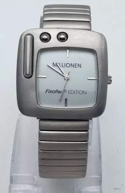 Fixoflex Edition Herrenuhr,Armbanduhr,ca. 90er Jahre,Flexband,die Uhr läuft