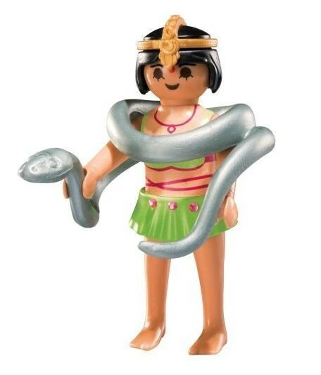 PLAYMOBIL 5538 SERIE 7 chica Domadora de serpientes EUR 4 50