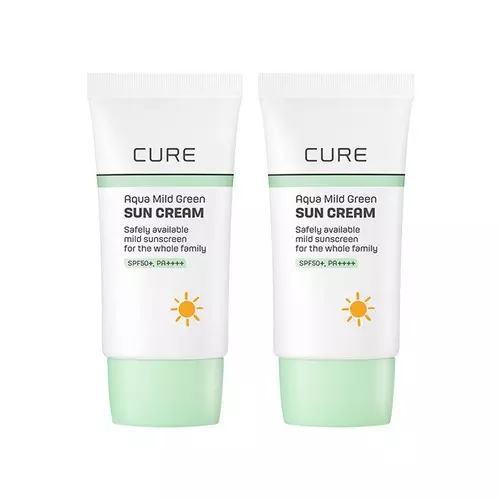 Kim Jeong-moon Aloe Aqua Mild Green Sun Cream SPF50+ PA++++, 40ml, 2 units