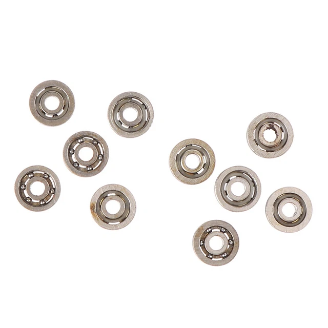 10pcs Carbon Steel Miniature Bearing V623 Tracking Bearing Pulley Bearing T-❤