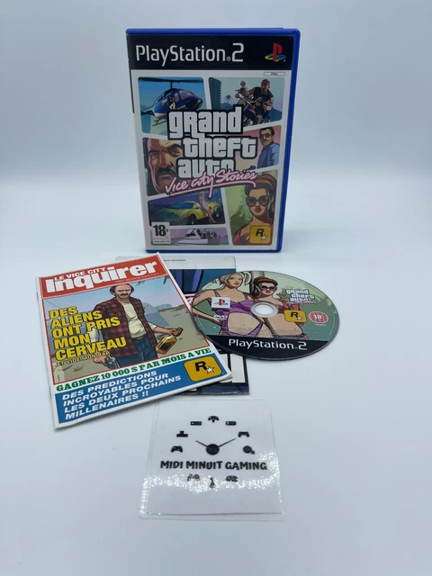 Jeu PS2 Grand Theft Auto: Vice City Stories Complet - Version Française - Bon État