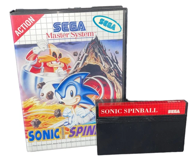SEGA MASTER SYSTEM - Sonic Spinball the Hedgehog Spinball PAL OVP ...