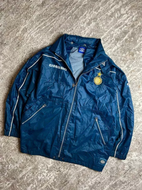 Vintage Inter Milan 80s Soccer Jacket Umbro Training