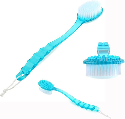 Ultra Morbida sahnah per Massaggi e Schiena Spazzola da Bagno con Manico Lungo Accessorio per la Cura del Corpo Blue 