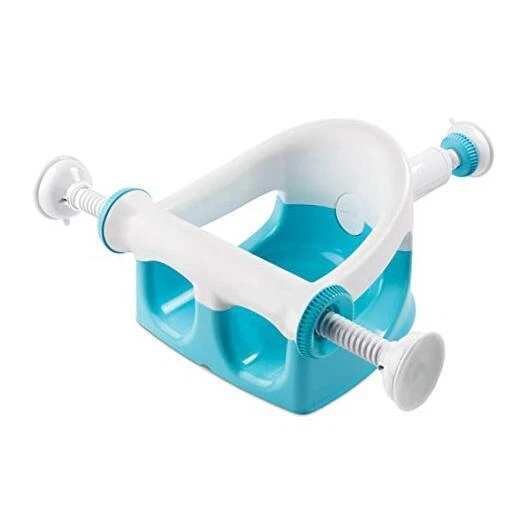 Summer My Bath Seat for Sit-Up Baby Bathing, Backrest 1 Count (Pack of 1) Aqua