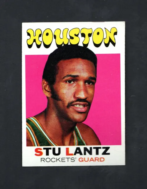 1971 Topps Stu Lantz #108 ~ Houston Rockets~~ High Grade  ~   Set Break!