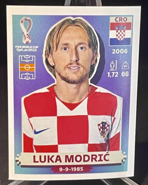 2022 PANINI FIFA World Cup Sticker LUKA MODRIC CRO13 CROATIA 🇭🇷 $1.99 ...