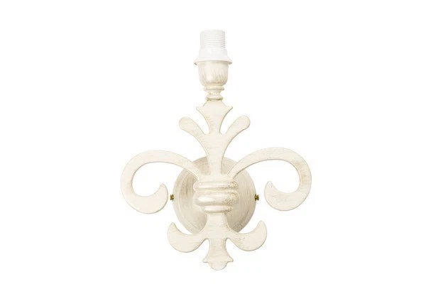 Applique Lampada da parete con in ottone con Giglio fiorentino ad una luce arred