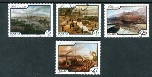 Briefmarken, Polen, Polska, Kpl Satz, Wisla, Fi. 2773-76, 1984, gestempelt