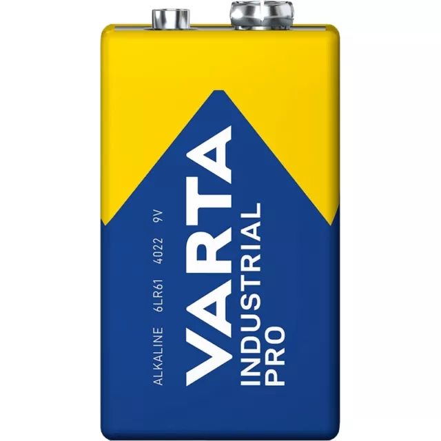 3x 9V-E-Block 6LR61 MN1604 VARTA 4022 Industrial Batterie