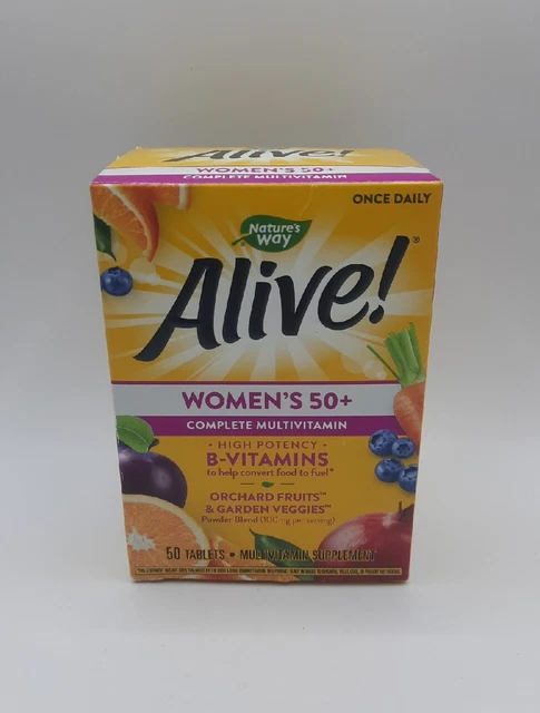 Nature's Way Alive Women's 50+ Complete Multivitamin (50 Tabs) -exp: 06/2024