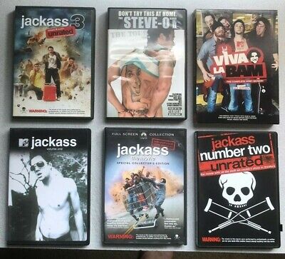 DVD Movies - Jackass, Steve-O, Viva La Bam - Action Prank Series - See List